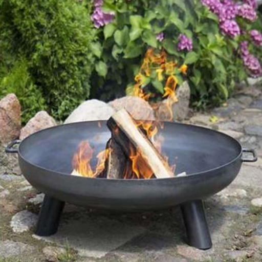 Cut steel brazier