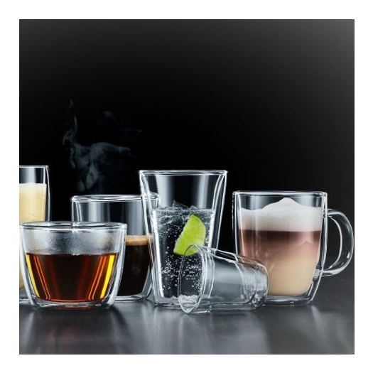 Tasse verre double paroi 2PCS