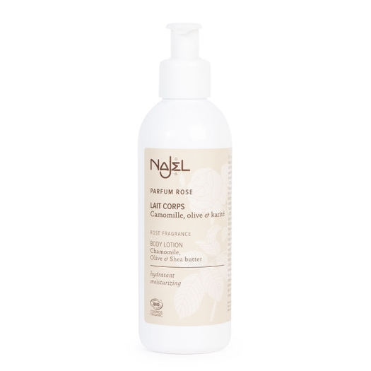 Najel lait corps hydratant rose 200ml