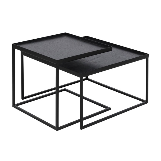 Set de Tables basses pour plateaux 39X39CM + 52X52CM