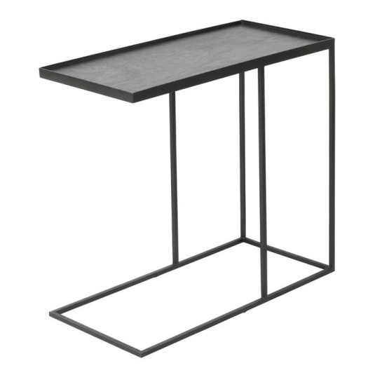 Table haute rectangulaire bout de canapé 70X32CM