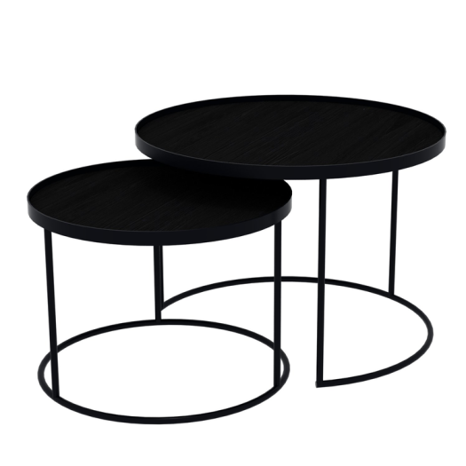 Set de tables Basses pour plateaux D49CM + D62CM