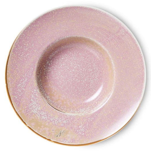 HKLiving Chef ceramics assiette creuse - rustic pink