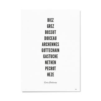 Print Grez-Doiceau Typo